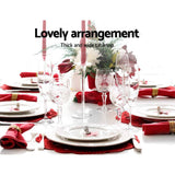 darrahopens Furniture > Dining Artiss Dining Table 4 Seater Wooden Kitchen Tables White 120cm Cafe Restaurant