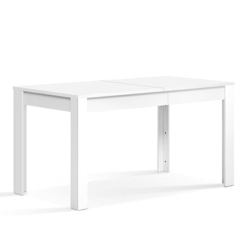 darrahopens Furniture > Dining Artiss Dining Table 4 Seater Wooden Kitchen Tables White 120cm Cafe Restaurant