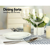 darrahopens Furniture > Dining Artiss Dining Table Round 4 Seater Replica Tables Cafe Timber White 90cm