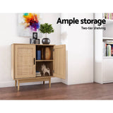 darrahopens Furniture > Dining Artiss Rattan Buffet Sideboard Cabinet Storage Hallway Table Kitchen Cupboard