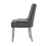 darrahopens Furniture > Dining Artiss Set of 2 Dining Chair CAYES French Provincial Chairs Wooden Fabric Retro Cafe