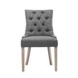 darrahopens Furniture > Dining Artiss Set of 2 Dining Chair CAYES French Provincial Chairs Wooden Fabric Retro Cafe