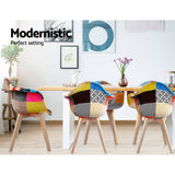 darrahopens Furniture > Dining Artiss Set of 2 Fabric Dining Chairs