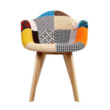 darrahopens Furniture > Dining Artiss Set of 2 Fabric Dining Chairs