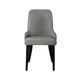 darrahopens Furniture > Dining Artiss Set of 2 Fabric Dining Chairs - Grey