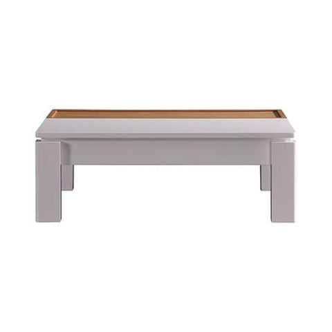 darrahopens Furniture > Dining Coffee Table High Gloss Finish Lift Up Top MDF White Ash Colour Interior Storage