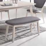 darrahopens Furniture > Dining Dining Bench Chair Upholstered Solid Hardwood