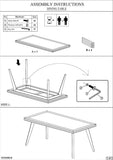 darrahopens Furniture > Dining Dining Table 180cm Medium Size Solid Acacia Wooden Frame in Silver Brush Colour