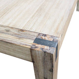 darrahopens Furniture > Dining Dining Table 180cm Medium Size with Solid Acacia Wooden Base in Oak Colour