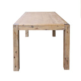 darrahopens Furniture > Dining Dining Table 180cm Medium Size with Solid Acacia Wooden Base in Oak Colour