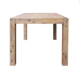 darrahopens Furniture > Dining Dining Table 180cm Medium Size with Solid Acacia Wooden Base in Oak Colour