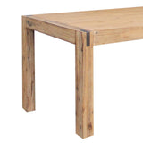 darrahopens Furniture > Dining Dining Table 180cm Medium Size with Solid Acacia Wooden Base in Oak Colour