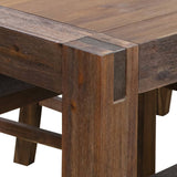 darrahopens Furniture > Dining Dining Table 210cm Large Size with Solid Acacia Wooden Base in Chocolate Colour
