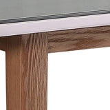 darrahopens Furniture > Dining Dining Table White Top High Glossy Wooden Base