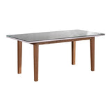 darrahopens Furniture > Dining Dining Table White Top High Glossy Wooden Base
