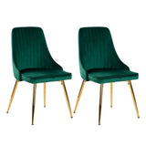 Darrahopens Furniture > Dining Grey Rectangular Table with Green Velvet Chairs Dining Set