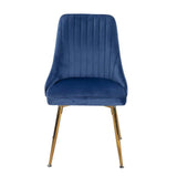 Darrahopens Furniture > Dining Grey Rectangular Wooden Table with Navy Velvet Chairs Dining Set