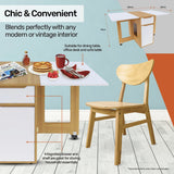 Darrahopens Furniture > Dining Home Master Folding Dining Table Lockable Wheels Various Fold Modes 135 x 74cm