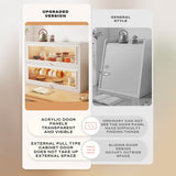 Darrahopens Furniture > Dining NEW Kitchen Acrylic Cup Storage Cabinet, Table Top Cup Storage Box, Tea Cup Rack