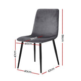darrahopens Furniture > Dining Set of 4 Artiss Modern Dining Chairs