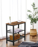 Darrahopens Furniture > Living Room 2-Tier Shoe Rack, Industrial Shoe Organizer Storage Bench