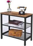 Darrahopens Furniture > Living Room 2-Tier Shoe Rack, Industrial Shoe Organizer Storage Bench