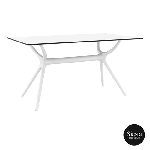 Darrahopens Furniture > Living Room Air Table 140 - White (Top & Base)