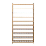 darrahopens Furniture > Living Room Artiss 10-Tier Bamboo Shoe Rack Wooden Shelf Stand Storage Organizer