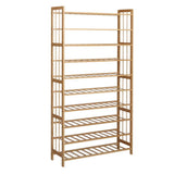 darrahopens Furniture > Living Room Artiss 10-Tier Bamboo Shoe Rack Wooden Shelf Stand Storage Organizer