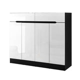 darrahopens Furniture > Living Room Artiss 120cm Shoe Cabinet Shoes Storage Rack High Gloss Cupboard Shelf Drawers