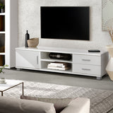 darrahopens Furniture > Living Room Artiss 120cm TV Stand Entertainment Unit Storage Cabinet Drawers Shelf White