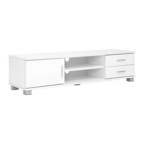 darrahopens Furniture > Living Room Artiss 120cm TV Stand Entertainment Unit Storage Cabinet Drawers Shelf White