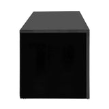 darrahopens Furniture > Living Room Artiss 130cm RGB LED TV Stand Cabinet Entertainment Unit Gloss Furniture Black