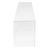 darrahopens Furniture > Living Room Artiss 130cm RGB LED TV Stand Cabinet Entertainment Unit Gloss Furniture Drawer Tempered Glass Shelf White