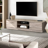 darrahopens Furniture > Living Room Artiss 160CM TV Stand Entertainment Unit Lowline Storage Cabinet Wooden