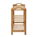 darrahopens Furniture > Living Room Artiss 3 Tiers Bamboo Shoe Rack Storage Organiser Wooden Shelf Stand Shelves