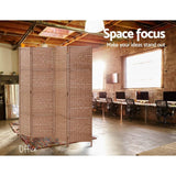 darrahopens Furniture > Living Room Artiss 4 Panel Room Divider Screen Privacy Timber Foldable Dividers Stand Natural