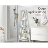 darrahopens Furniture > Living Room Artiss 5 Tier Corner Ladder Display Shelf Home Storage Plant Stand Bookshelf