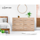 darrahopens Furniture > Living Room Artiss 6 Chest of Drawers Cabinet Dresser Table Tallboy Lowboy Storage Wood