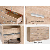 darrahopens Furniture > Living Room Artiss 6 Chest of Drawers Cabinet Dresser Table Tallboy Lowboy Storage Wood