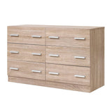 darrahopens Furniture > Living Room Artiss 6 Chest of Drawers Cabinet Dresser Table Tallboy Lowboy Storage Wood