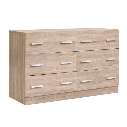 darrahopens Furniture > Living Room Artiss 6 Chest of Drawers Cabinet Dresser Table Tallboy Lowboy Storage Wood