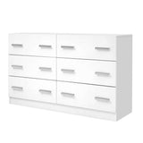 darrahopens Furniture > Living Room Artiss 6 Chest of Drawers Cabinet Dresser Tallboy Lowboy Storage Bedroom White