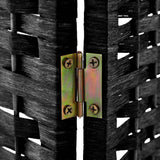 darrahopens Furniture > Living Room Artiss 6 Panel Room Divider Screen Privacy Timber Foldable Dividers Stand Black