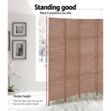 darrahopens Furniture > Living Room Artiss 6 Panel Room Divider Screen Privacy Timber Foldable Dividers Stand Natural