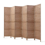 darrahopens Furniture > Living Room Artiss 6 Panel Room Divider Screen Privacy Timber Foldable Dividers Stand Natural