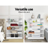 darrahopens Furniture > Living Room Artiss 6-Tier Shoe Rack Cabinet - White