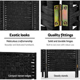 darrahopens Furniture > Living Room Artiss 8 Panel Room Divider Screen Privacy Timber Foldable Dividers Stand Black