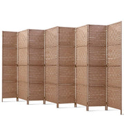 darrahopens Furniture > Living Room Artiss 8 Panel Room Divider Screen Privacy Timber Foldable Dividers Stand Natural