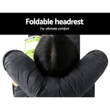 darrahopens Furniture > Living Room Artiss Adjustable Lounger with Arms - Charcoal